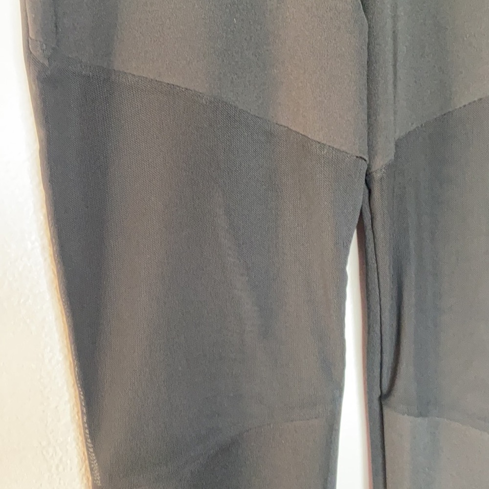 Black Stretchy Leggings Sz M - Picture 2 of 5